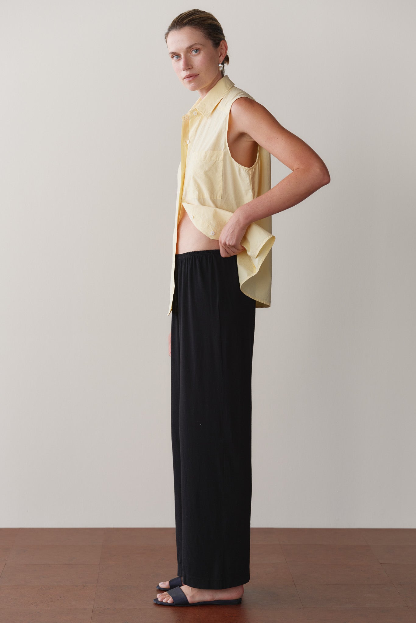 The Jersey Simple Crop Pant