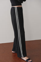 The Linen Crop Stripe Pant