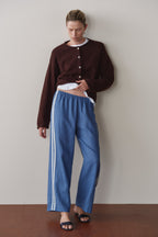 The Linen Crop Stripe Pant