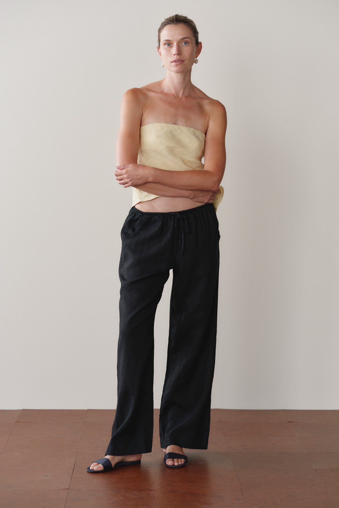 The Linen Drawstring Pant