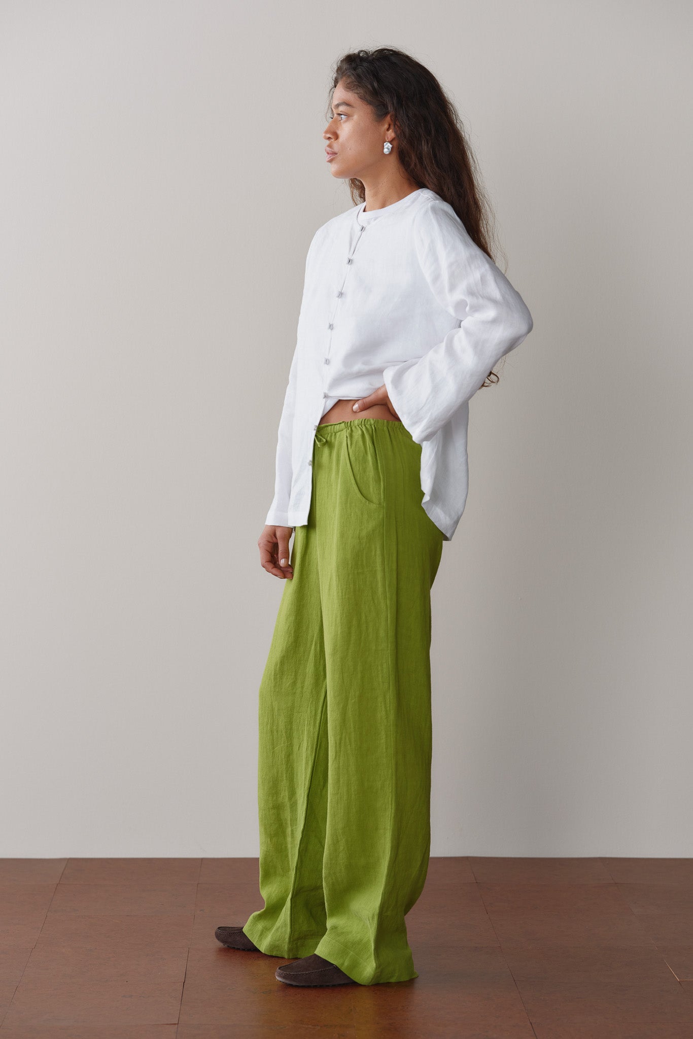 The Linen Drawstring Pant
