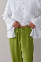 The Linen Drawstring Pant