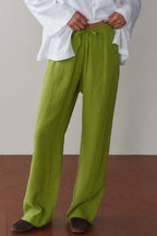 The Linen Drawstring Pant