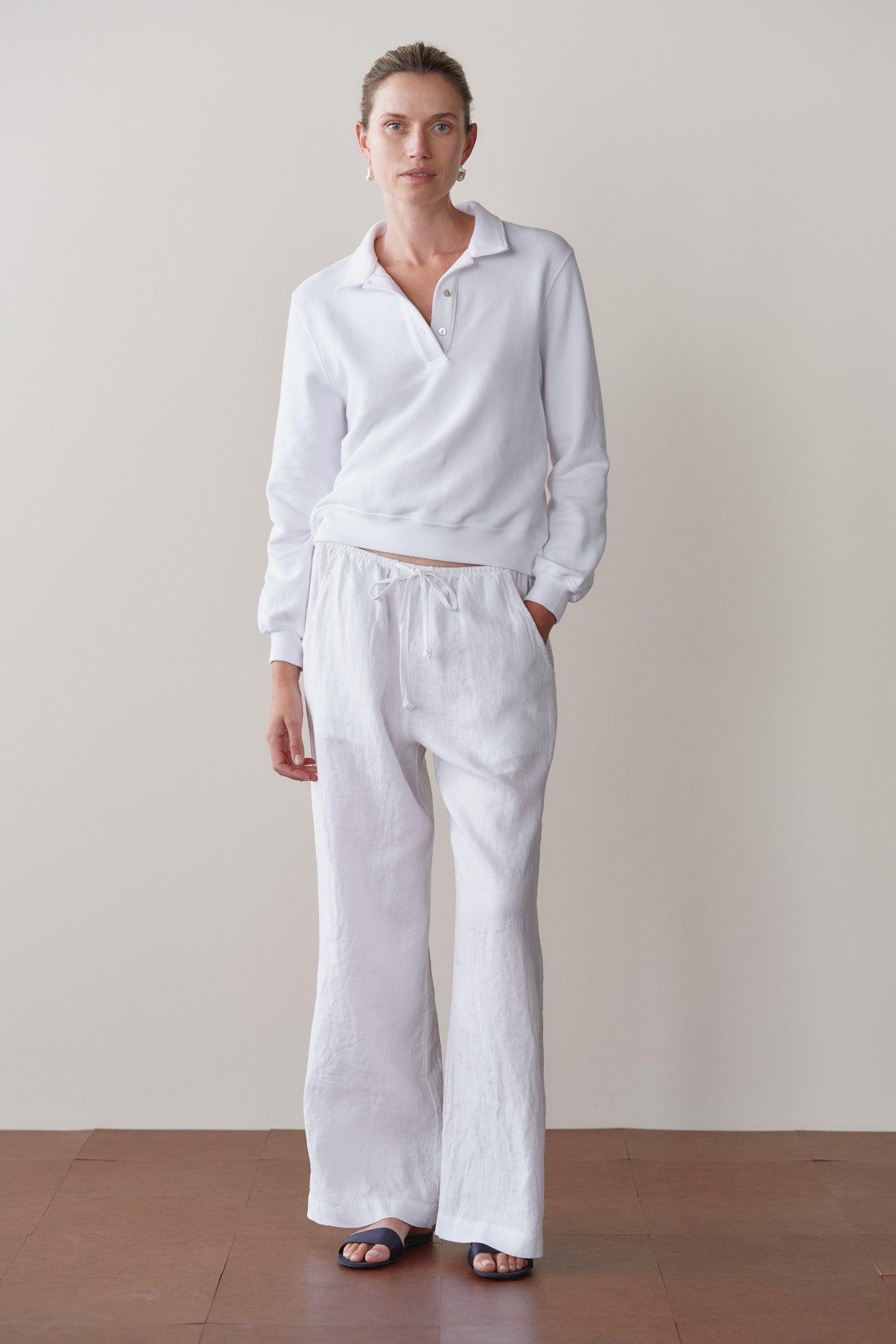 The Linen Drawstring Pant