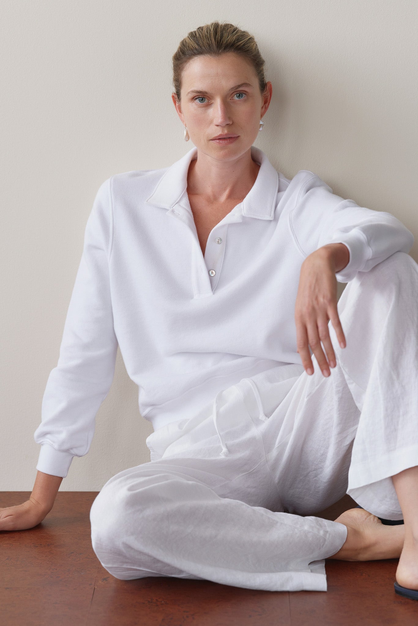 The Eco-Terry Polo Sweatshirt