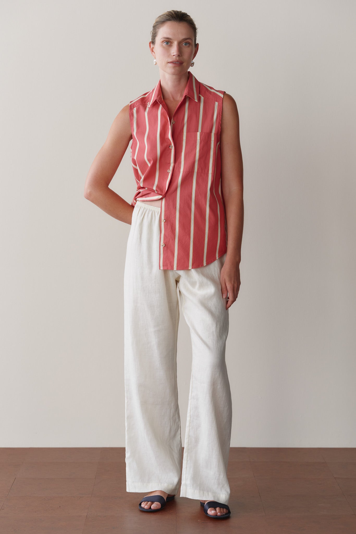 The Linen Simple Pant