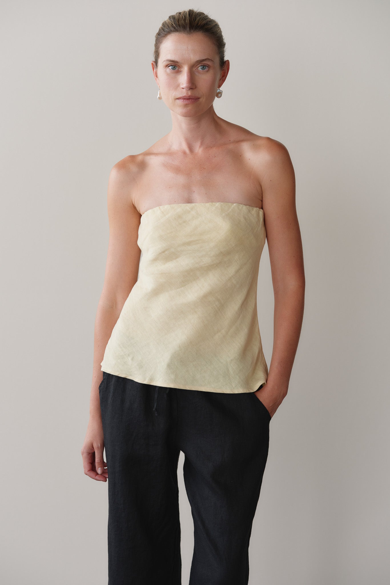 The Linen Tube Top