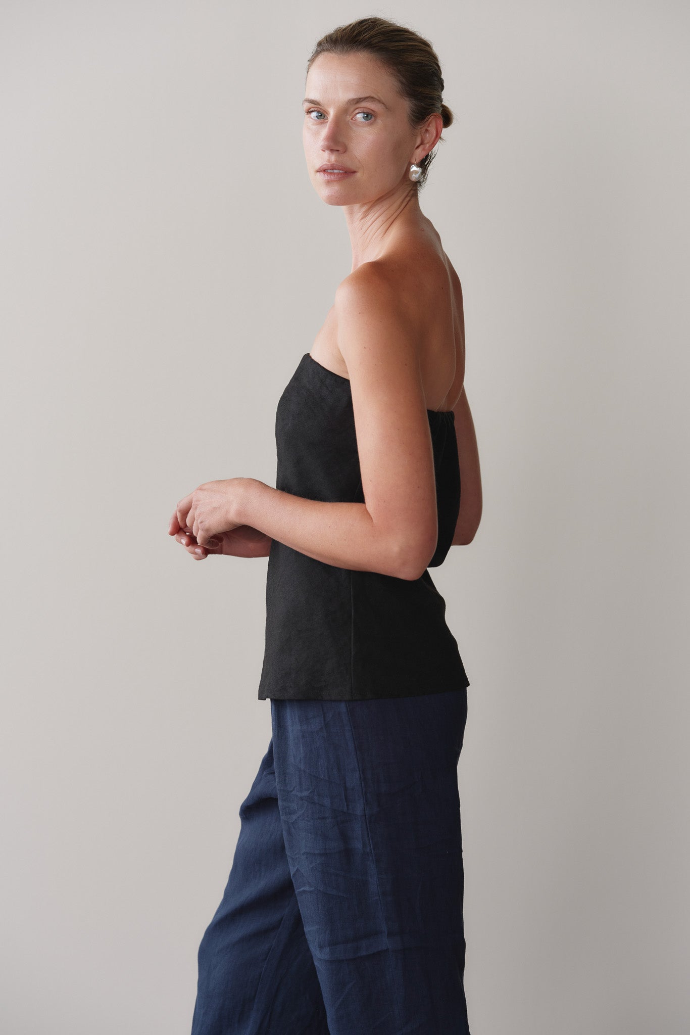 The Linen Tube Top