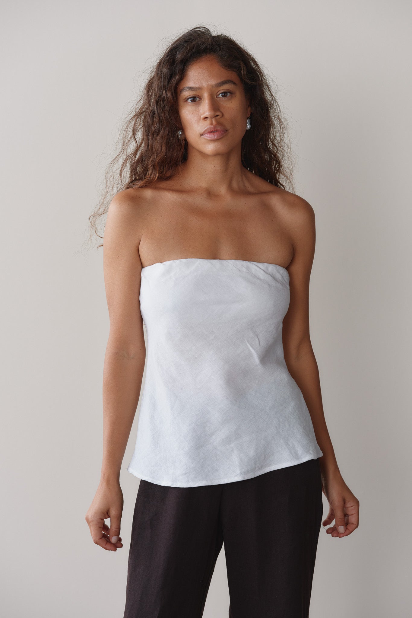 The Linen Tube Top