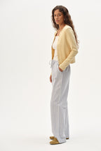 The Oxford Stripe Drawstring Pant