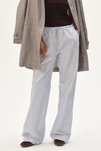 The Oxford Stripe Drawstring Pant