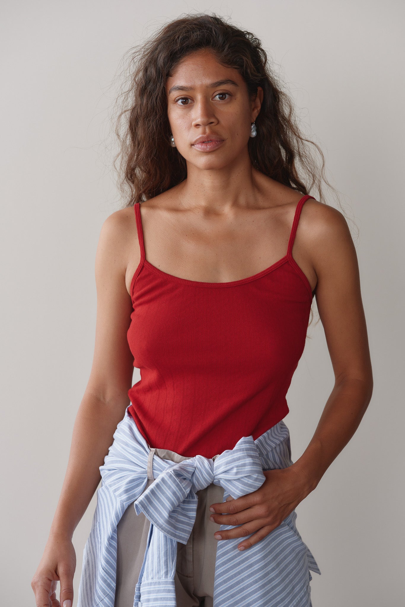 The Pointelle Cami Tank