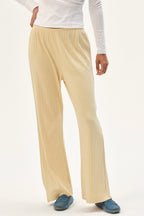 The Pointelle Simple Crop Pant