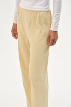 The Pointelle Simple Crop Pant