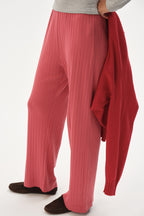The Pointelle Simple Crop Pant