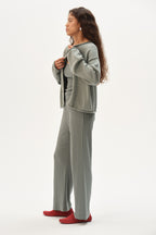 The Pointelle Simple Crop Pant