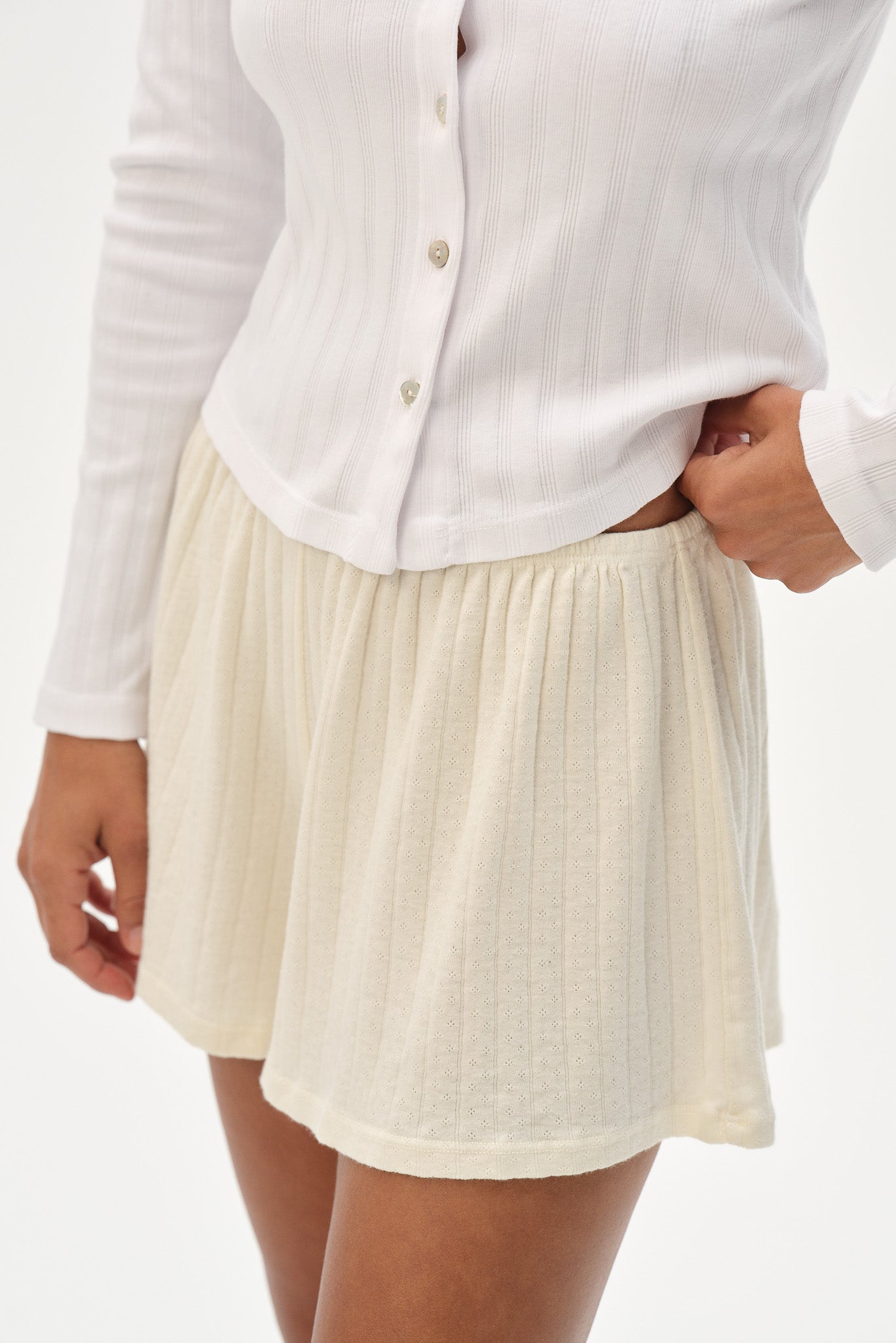 The Pointelle Tap Short