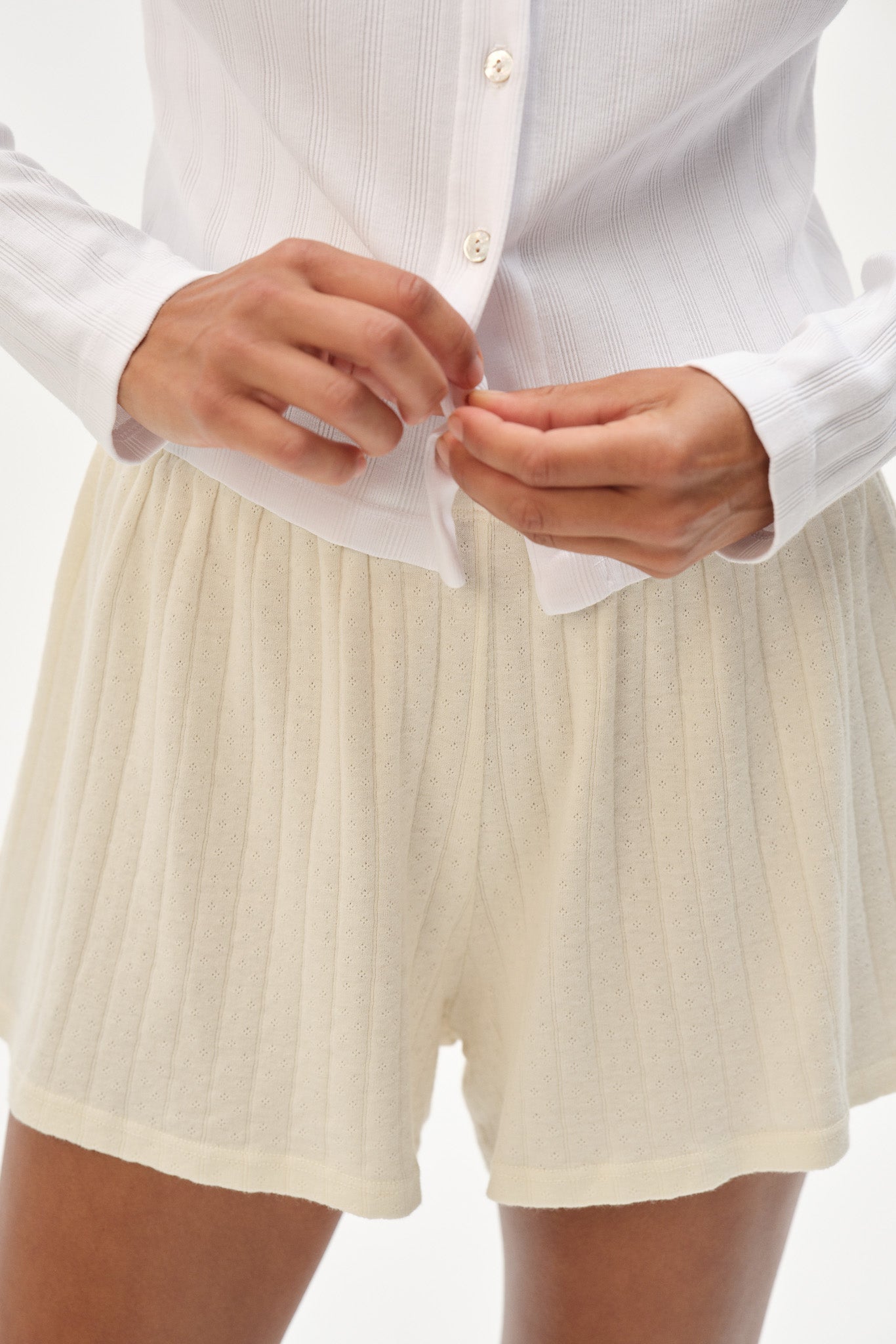 The Pointelle Tap Short