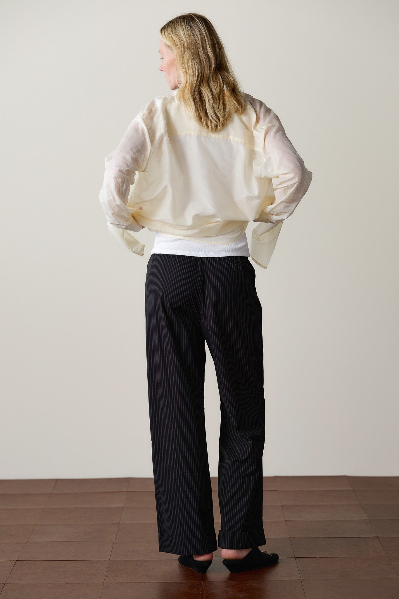 The Pop Pinstripe Simple Pant