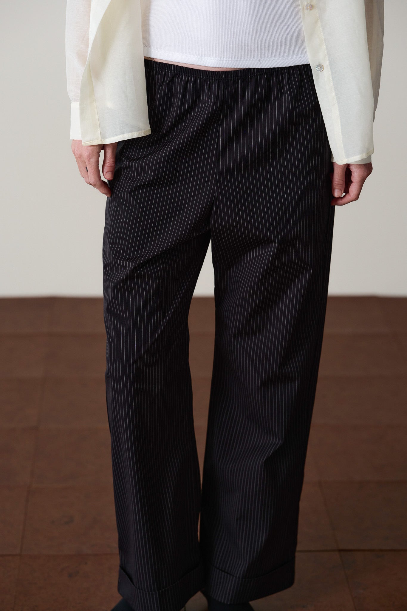The Pop Pinstripe Simple Pant
