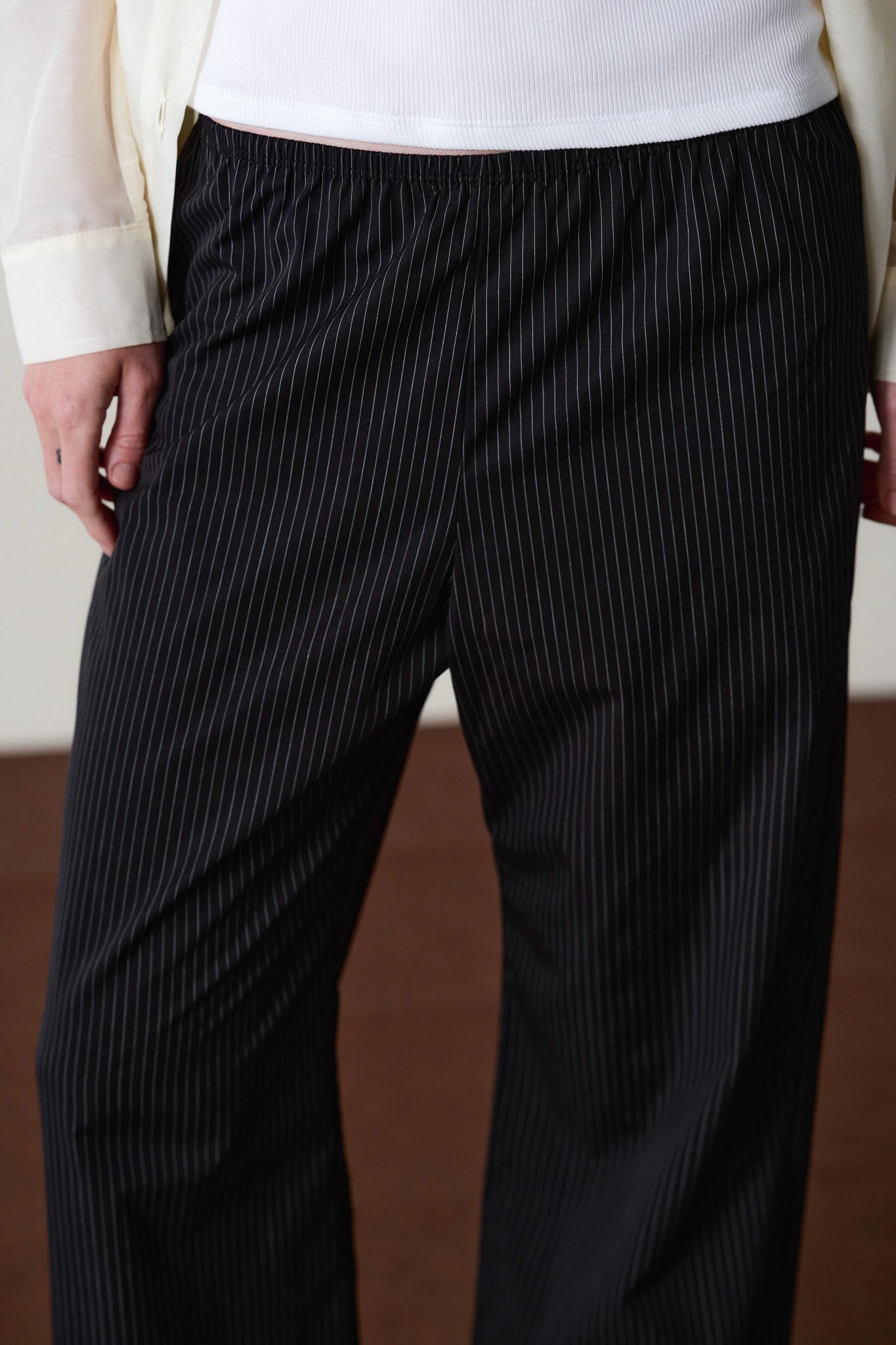 The Pop Pinstripe Simple Pant