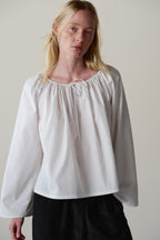 The Pop Pinstripe Tie Top