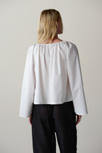 The Pop Pinstripe Tie Top