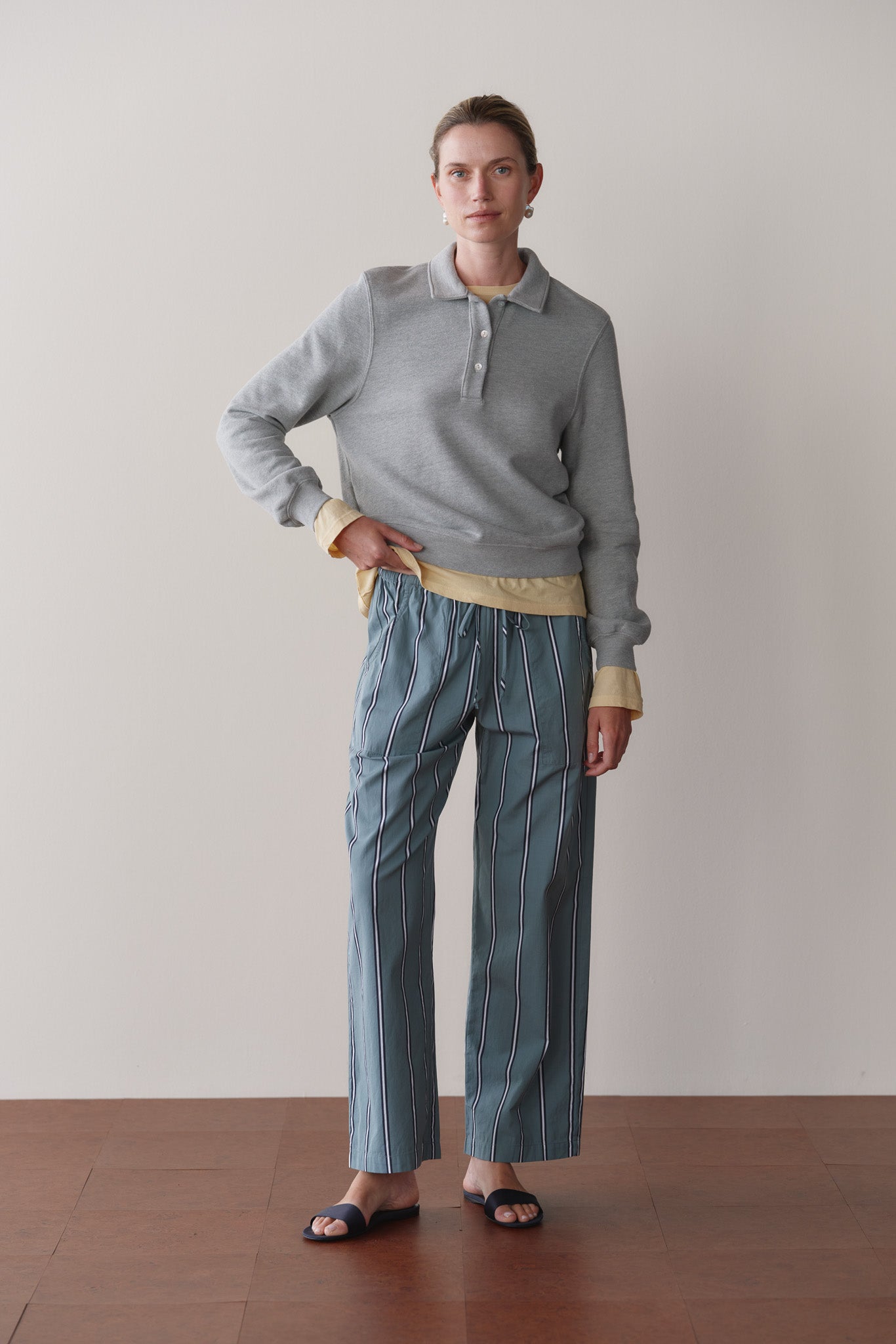 The Pop Stripe Drawstring Pant