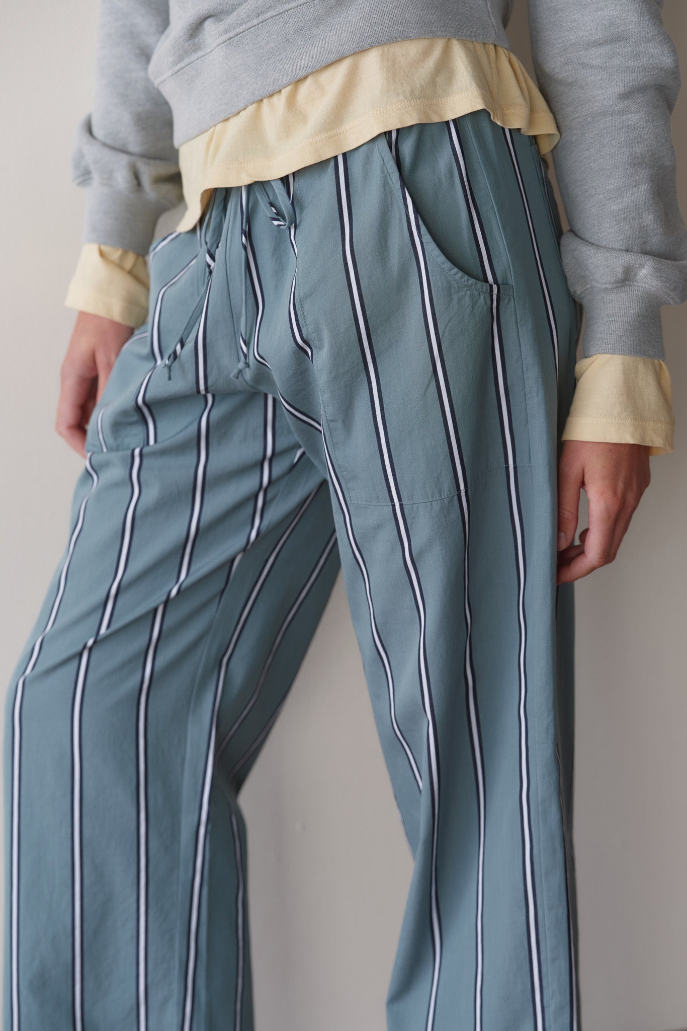 The Pop Stripe Drawstring Pant