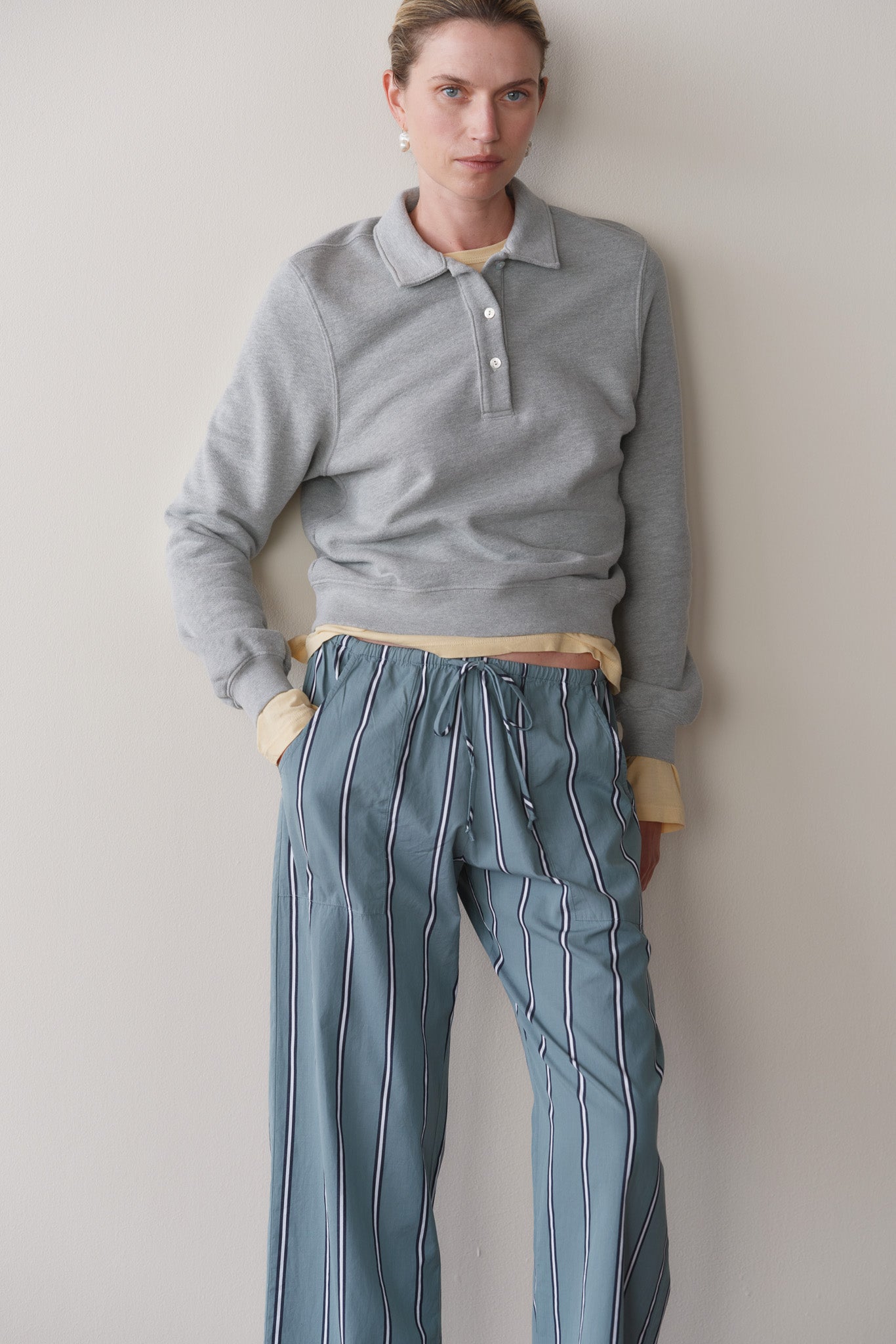 The Pop Stripe Drawstring Pant