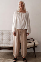 The Silk Cotton Sheer Balloon Pant