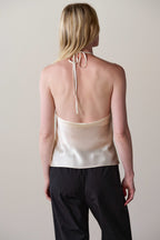 The Silk Halter Top