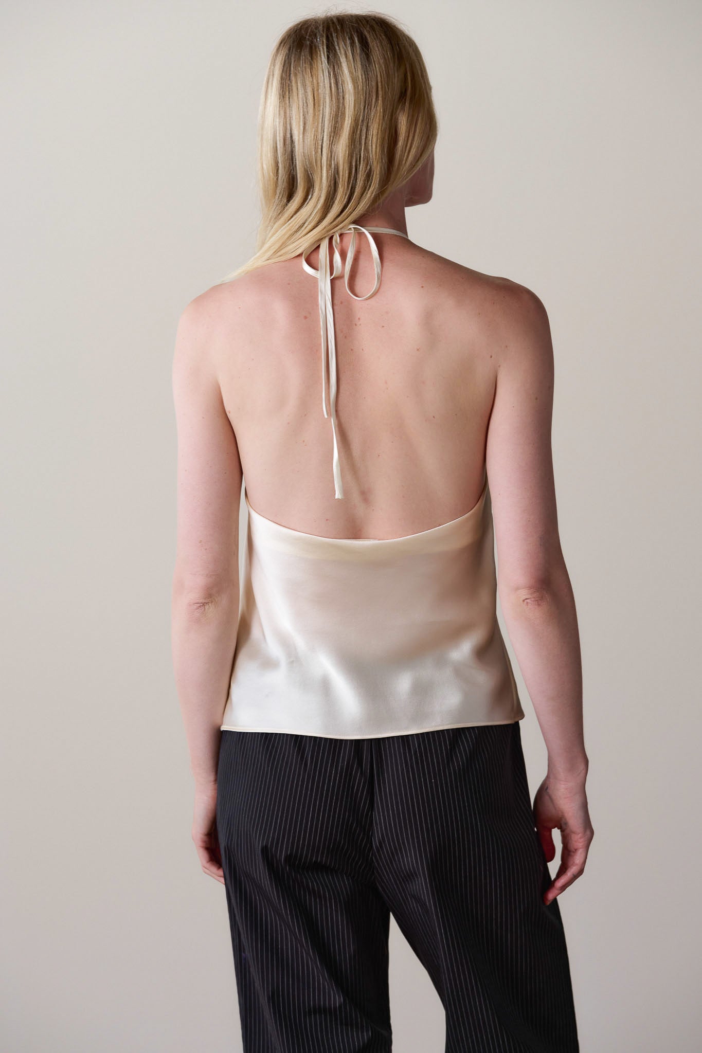 The Silk Halter Top