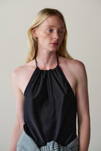 The Silk Halter Top