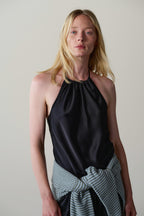 The Silk Halter Top