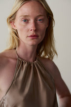 The Silk Halter Top