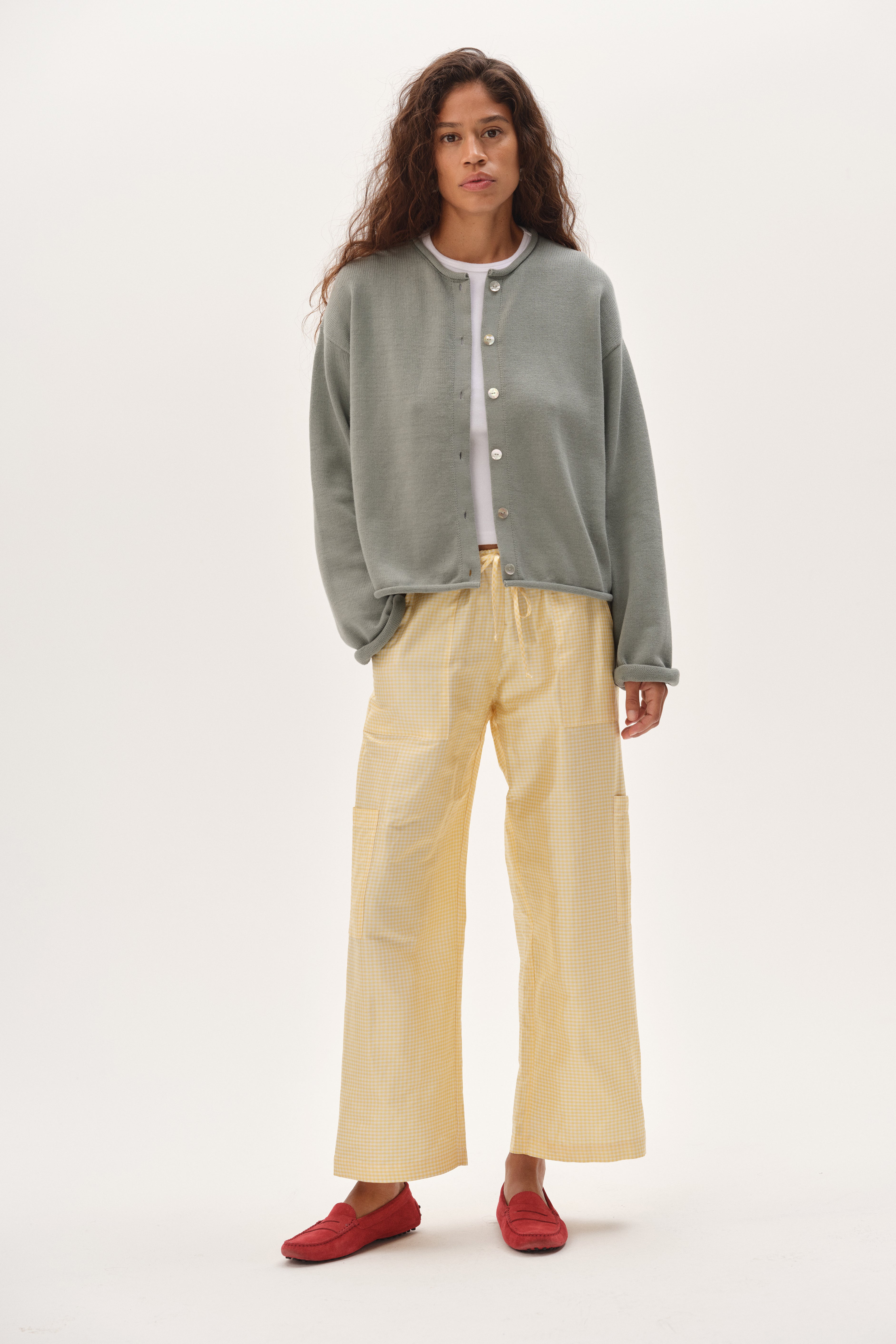 The Silk Taffeta Cargo Pant