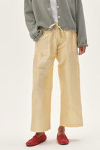 The Silk Taffeta Cargo Pant
