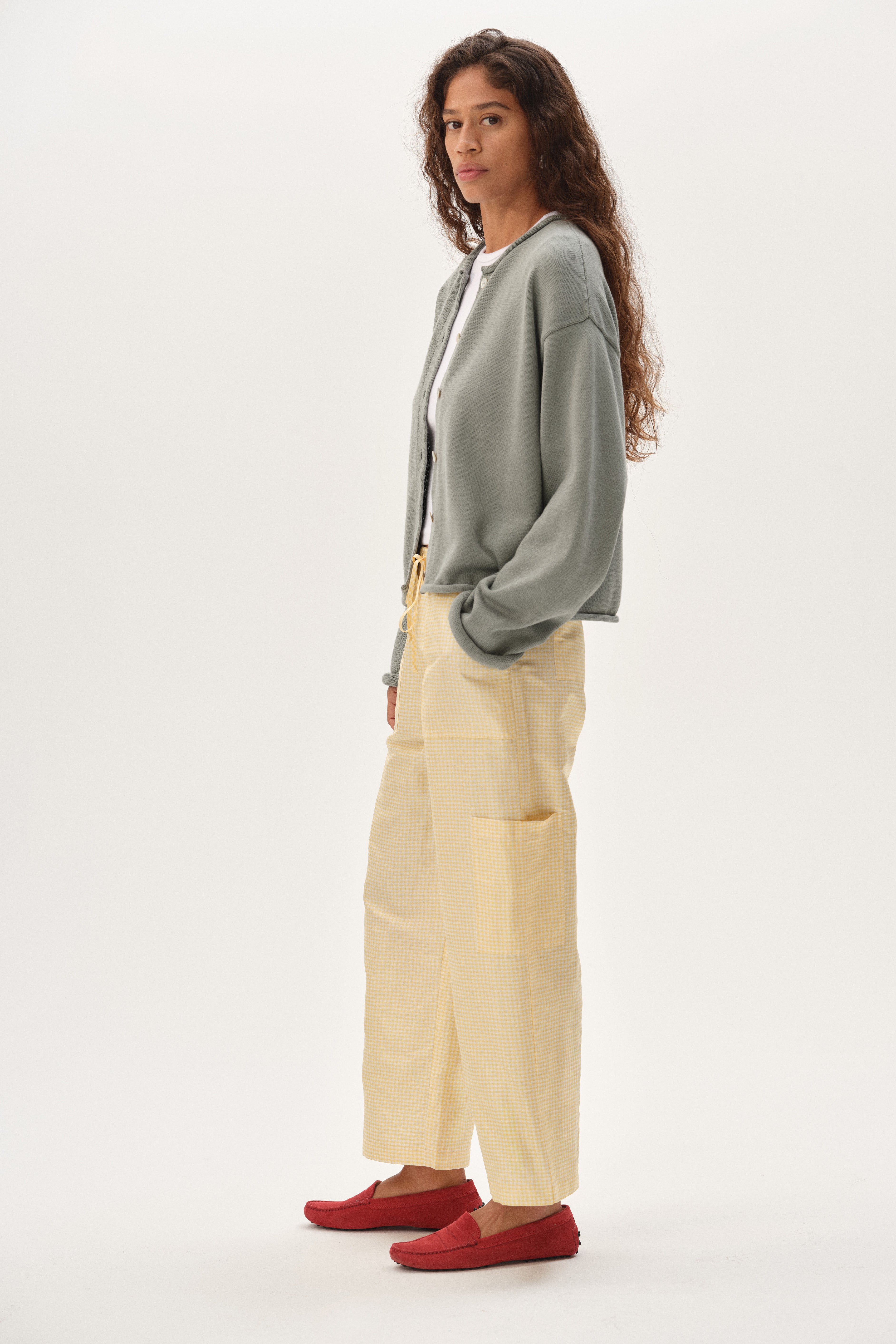 The Silk Taffeta Cargo Pant