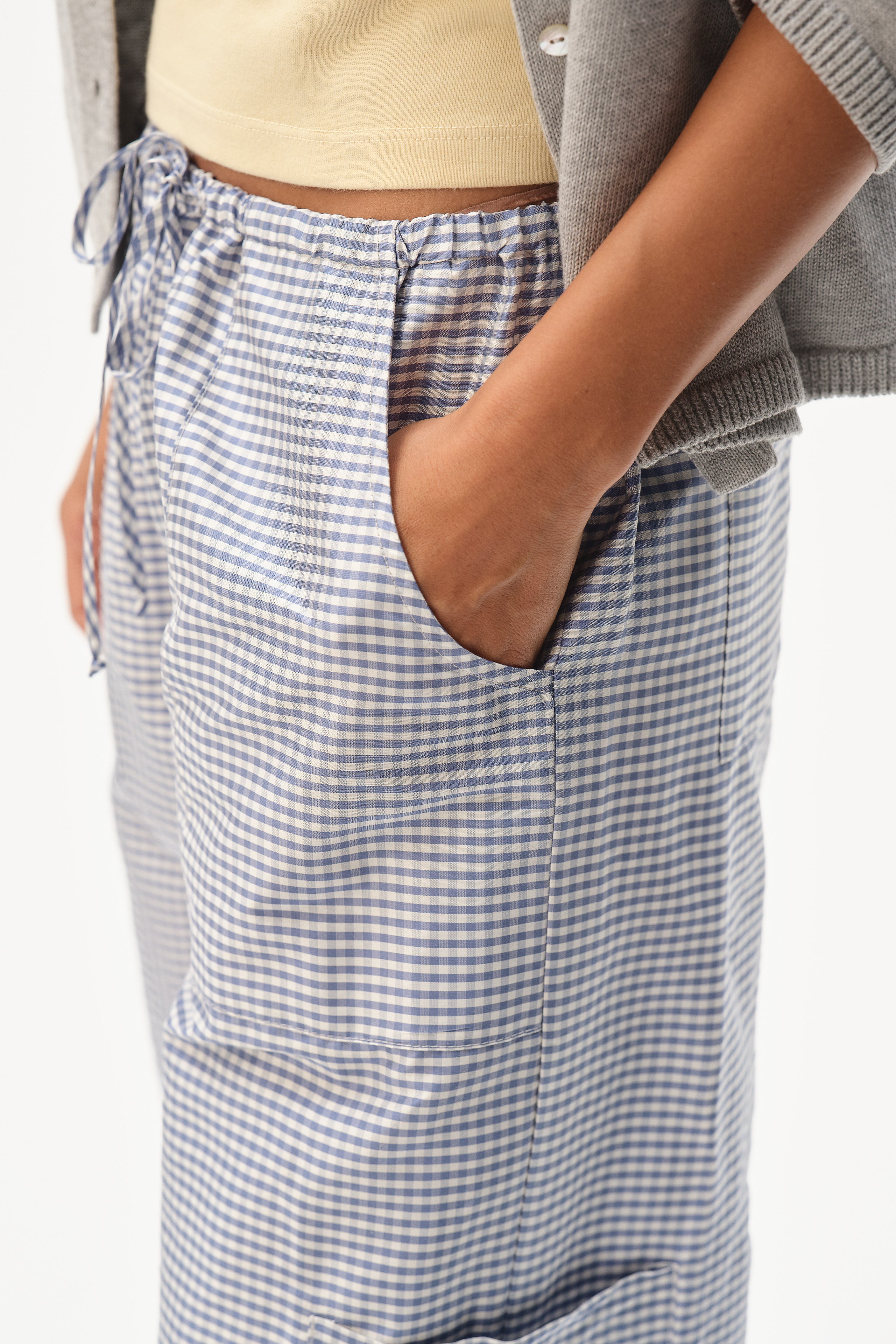 The Silk Taffeta Cargo Pant