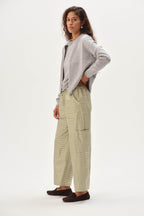 The Silk Taffeta Cargo Pant