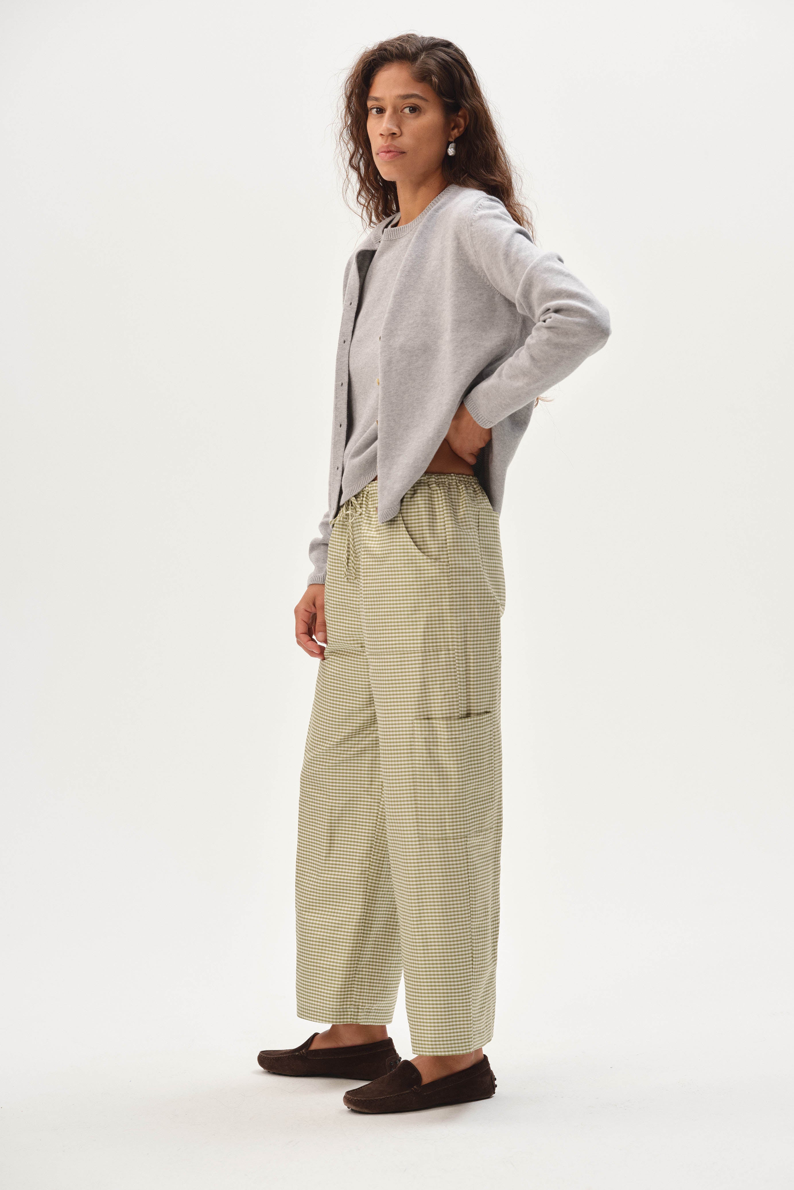 The Silk Taffeta Cargo Pant