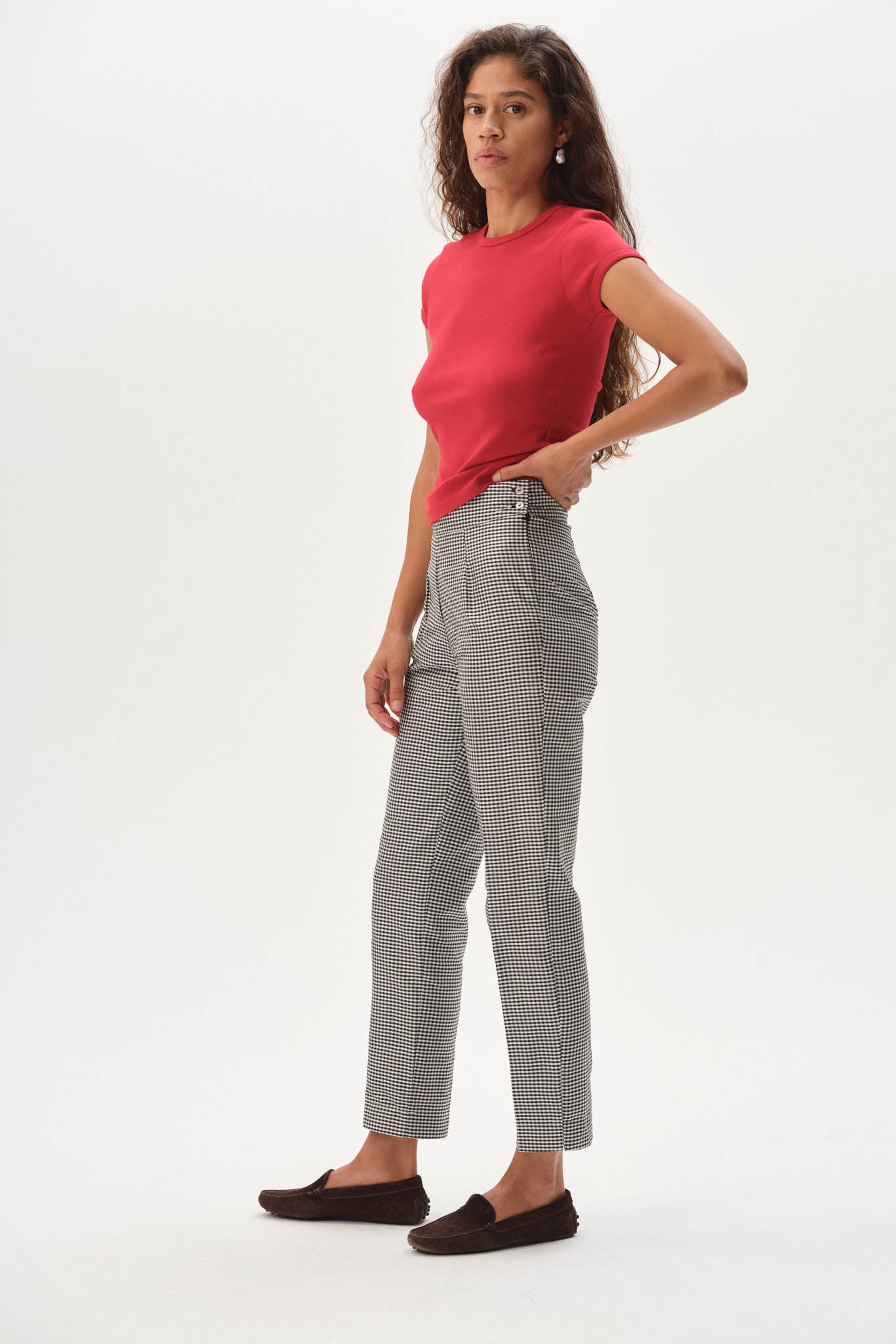 The Silk Taffeta Cigarette Pant