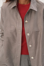 The Silk Taffeta Gingham Jacket