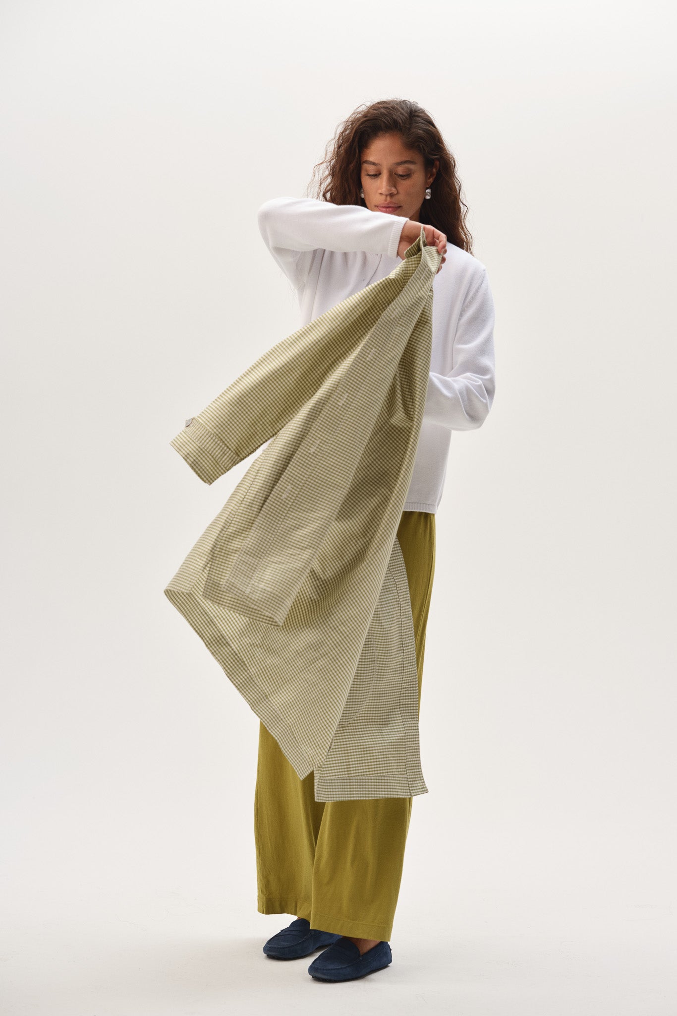 The Silk Taffeta Gingham Jacket