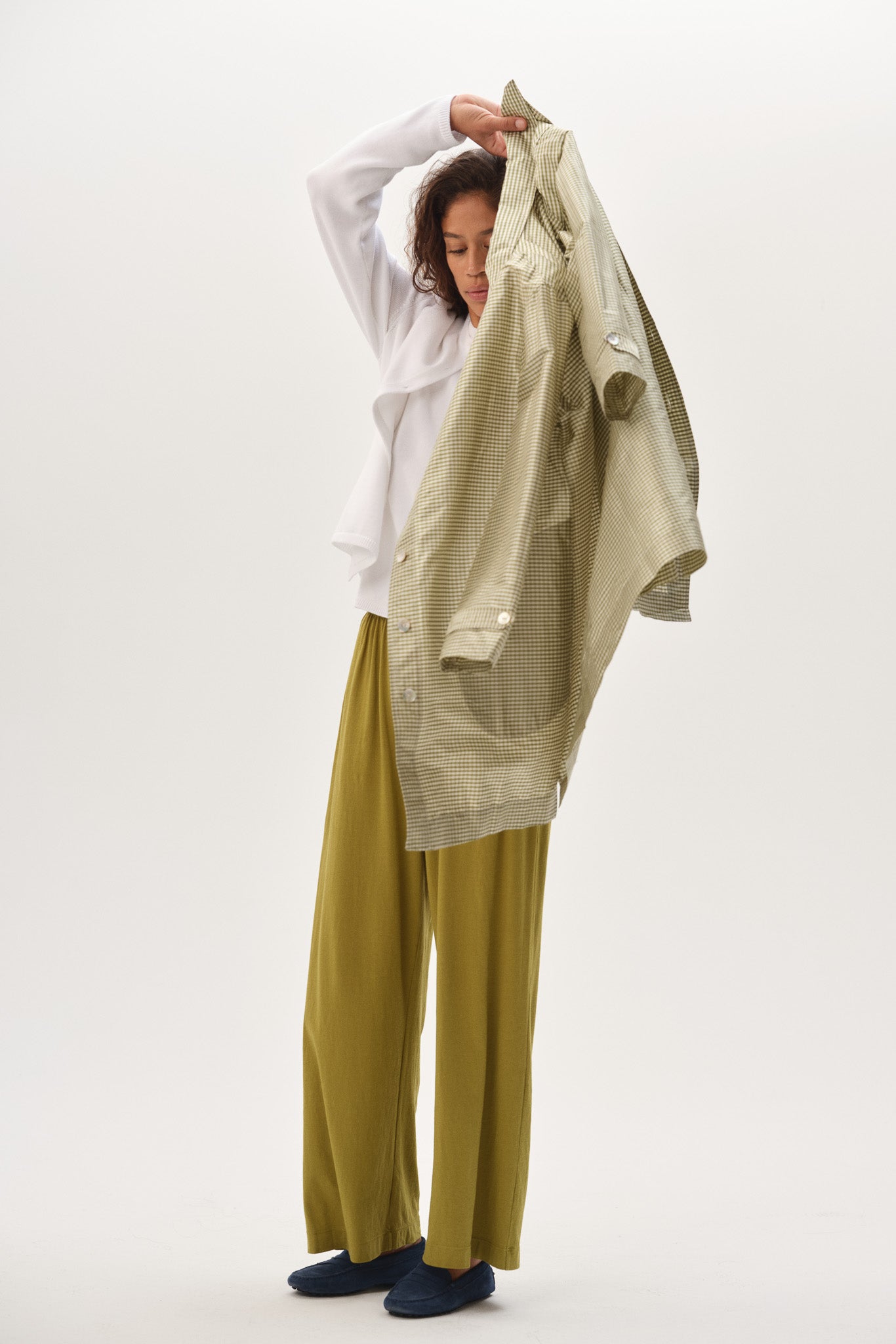 The Silk Taffeta Gingham Jacket