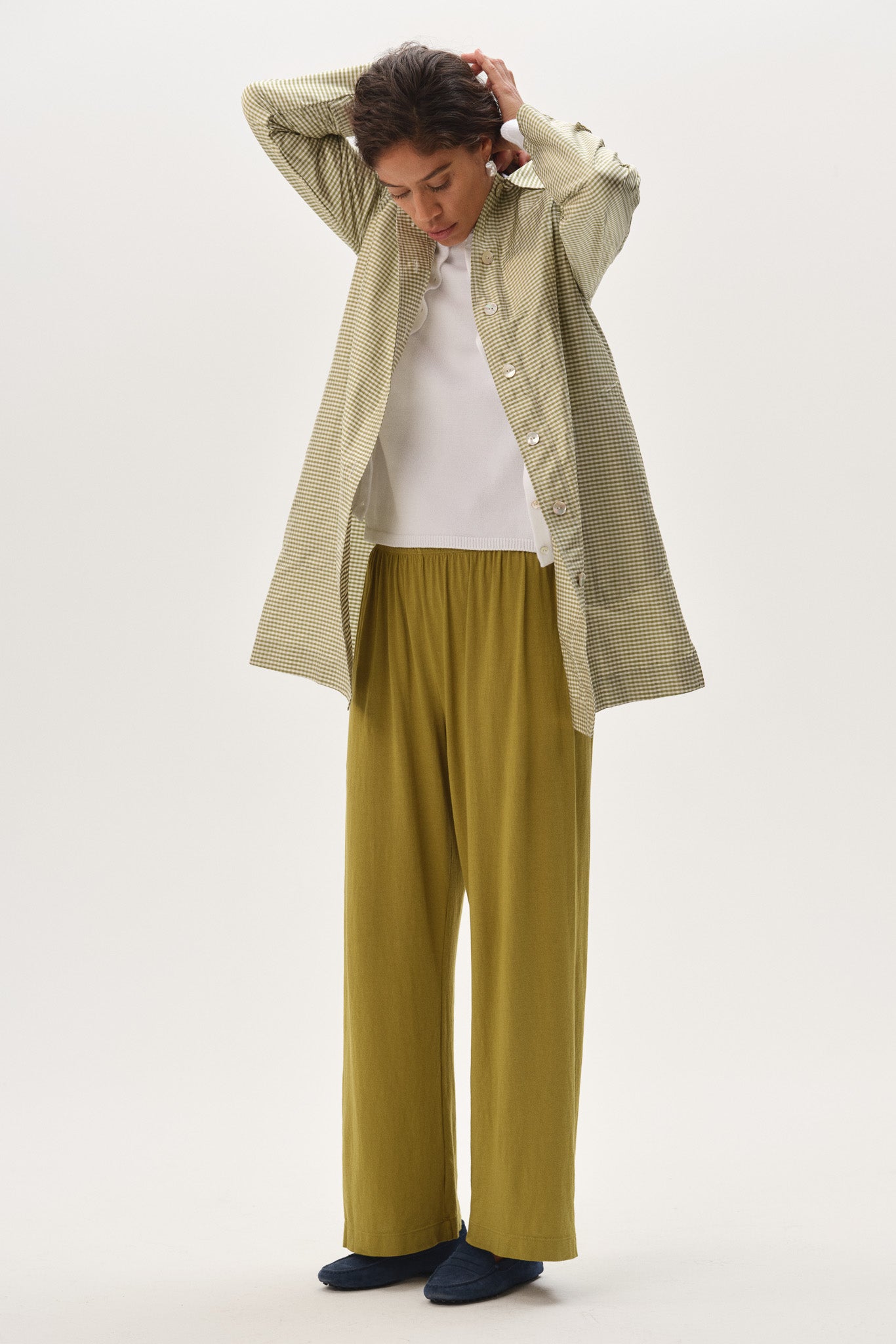 The Silk Taffeta Gingham Jacket