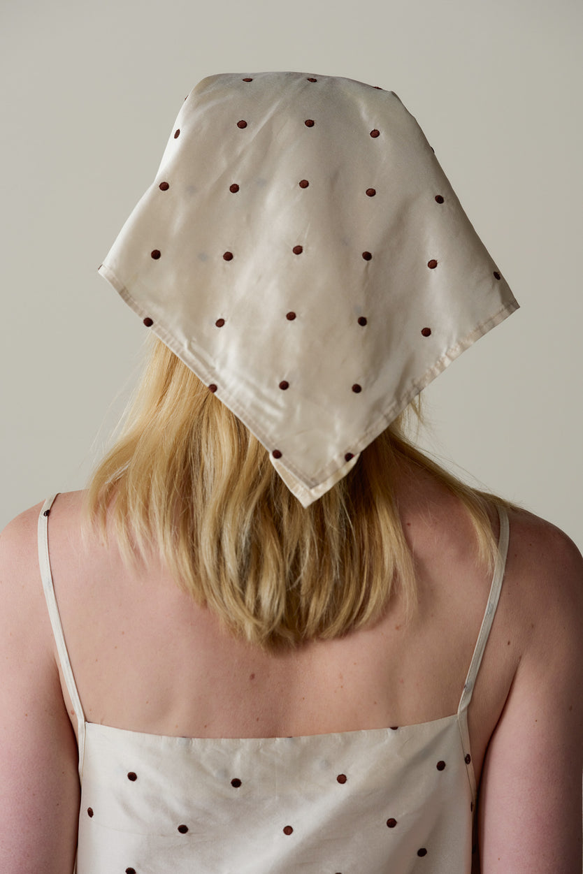The Silk Taffeta Headscarf
