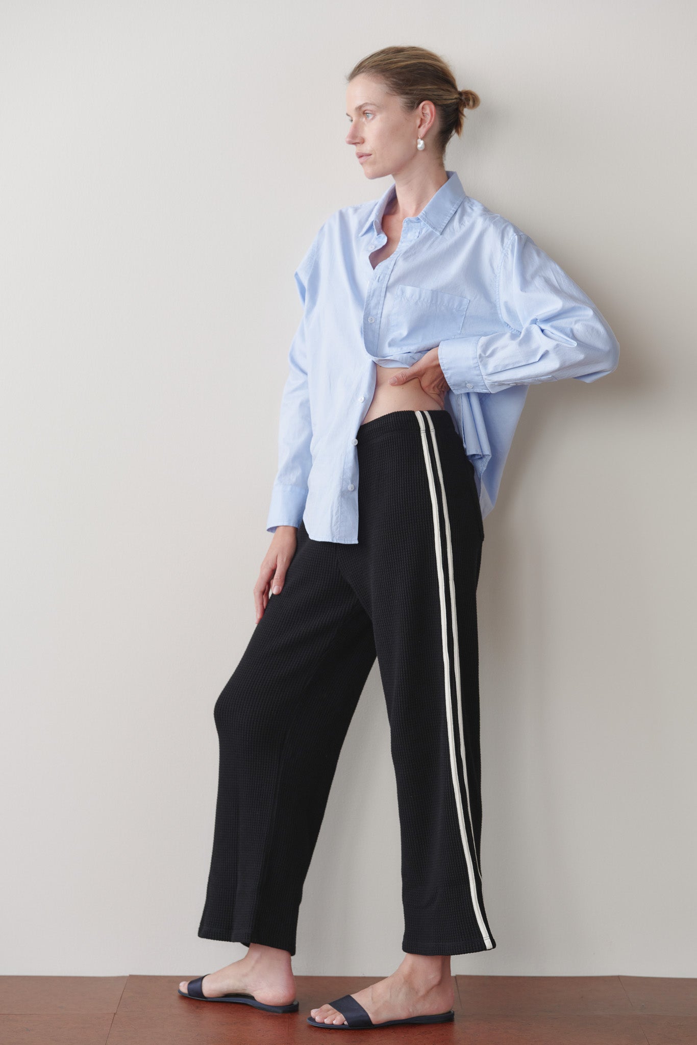 The Thermal Crop Stripe Pant