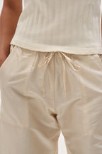 The Silk Taffeta Cargo Pant